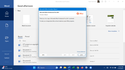 Microsoft Office 2021 Professional Plus License Key Price In BD photo review