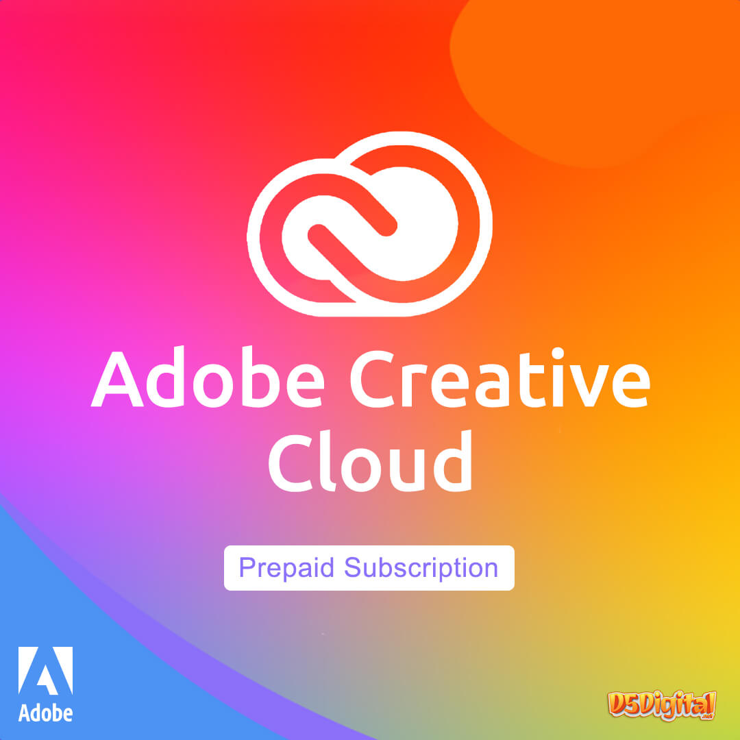 Adobe Creative Cloud Prepaid Subscription Price In BD - D5digital.net